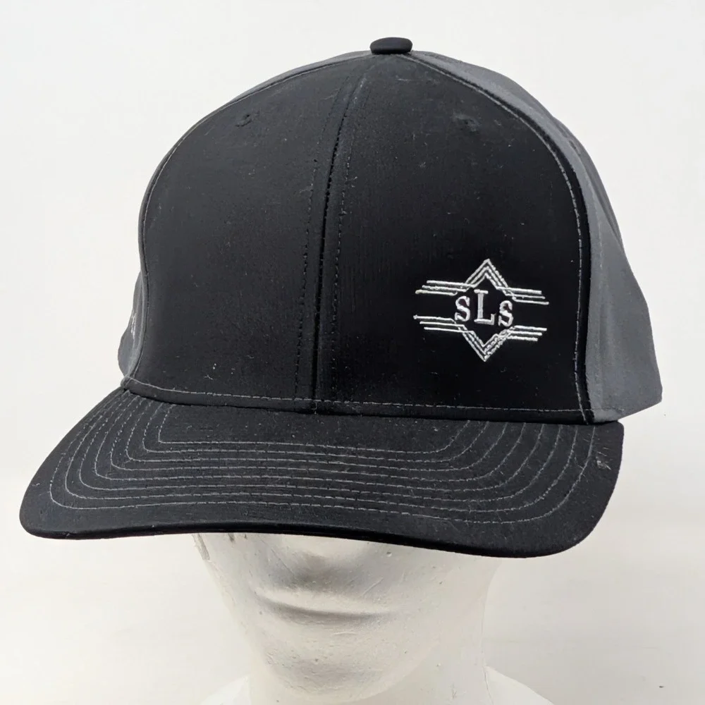 Richardson Style 312 Snapback Hat Black Charcoal Surelock Security Co Cap